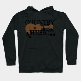 Country Music (brown) Hoodie